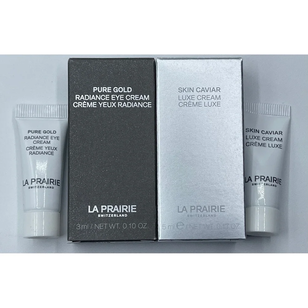 La Prairie Skin Caviar Luxe Cream 5ml‎ & Pure Gold Radiance Eye Cream 3ml Travel
